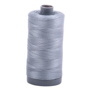 Aurifil embroidery thread spool in Light Blue Grey (2610) - 28wt 750m