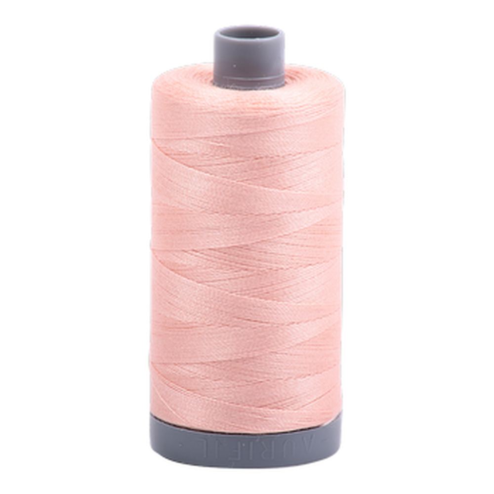 Aurifil embroidery thread spool in Light Blush (2420) - 28wt 750m