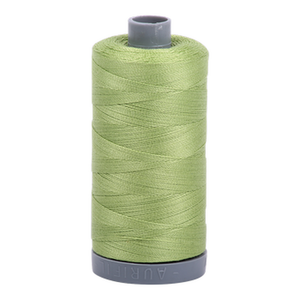 Aurifil embroidery thread spool in Light Fern (2882) - 28wt 750m