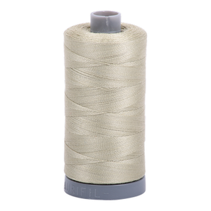 Aurifil embroidery thread spool in Light Military Green (5020) - 28wt 750m