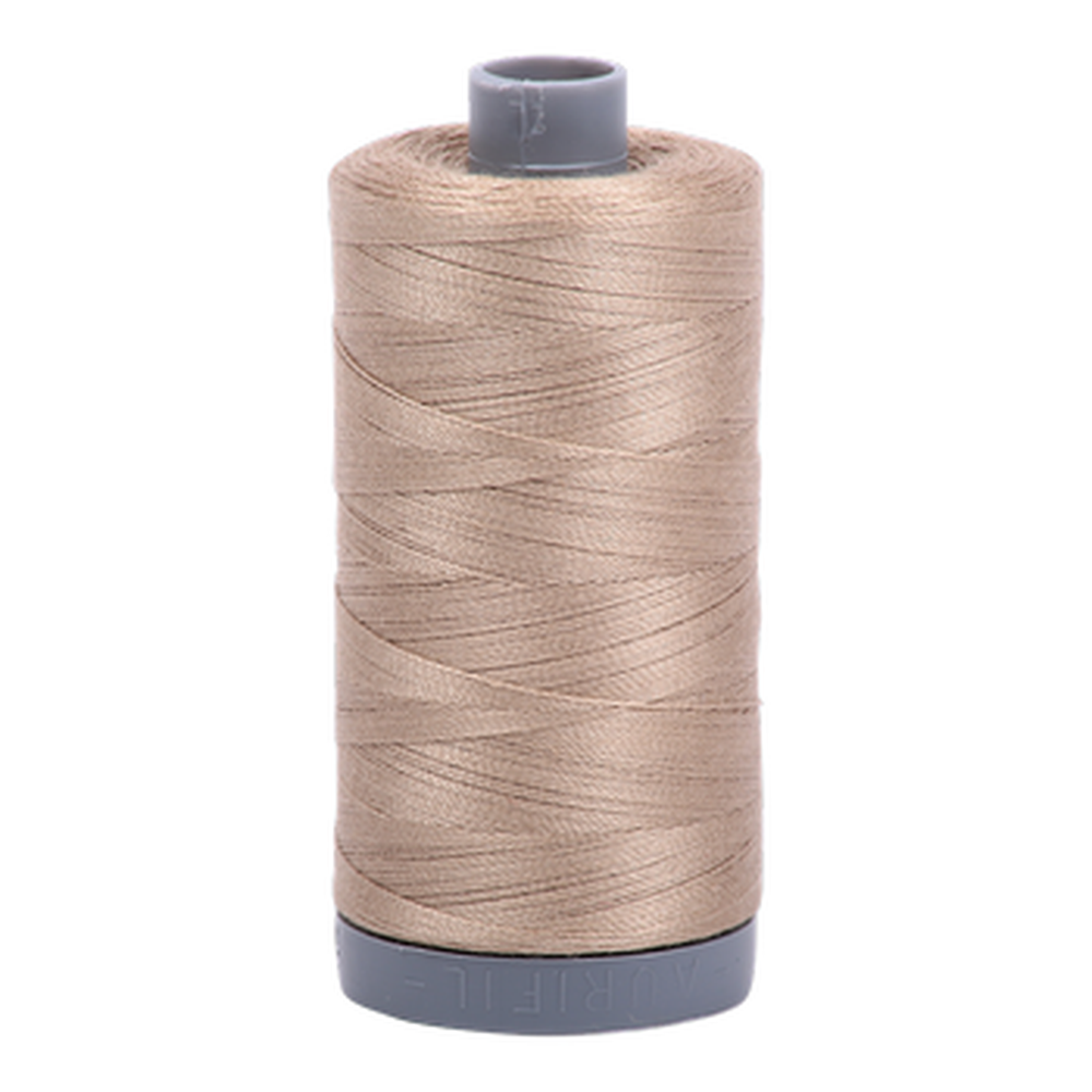 Aurifil embroidery thread spool in Linen (2325) - 28wt 750m