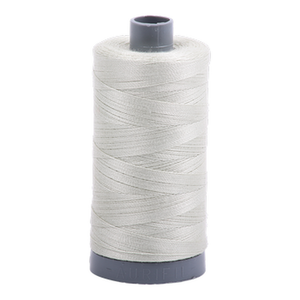 Aurifil embroidery thread spool in Lt Grey Green (2843) - 28wt 750m