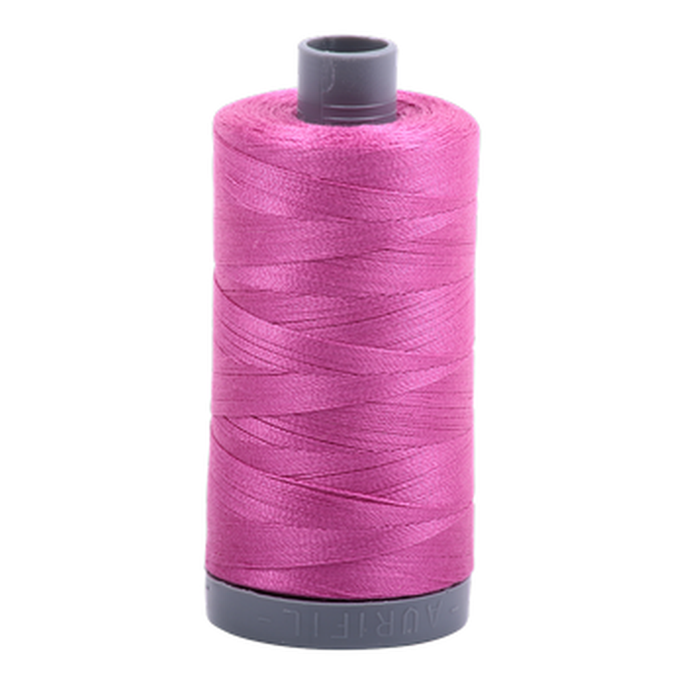 Aurifil embroidery thread spool in Lt Magenta (2588) - 28wt 750m