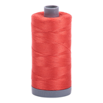 Aurifil embroidery thread spool in Lt Red Orange (2277) - 28wt 750m