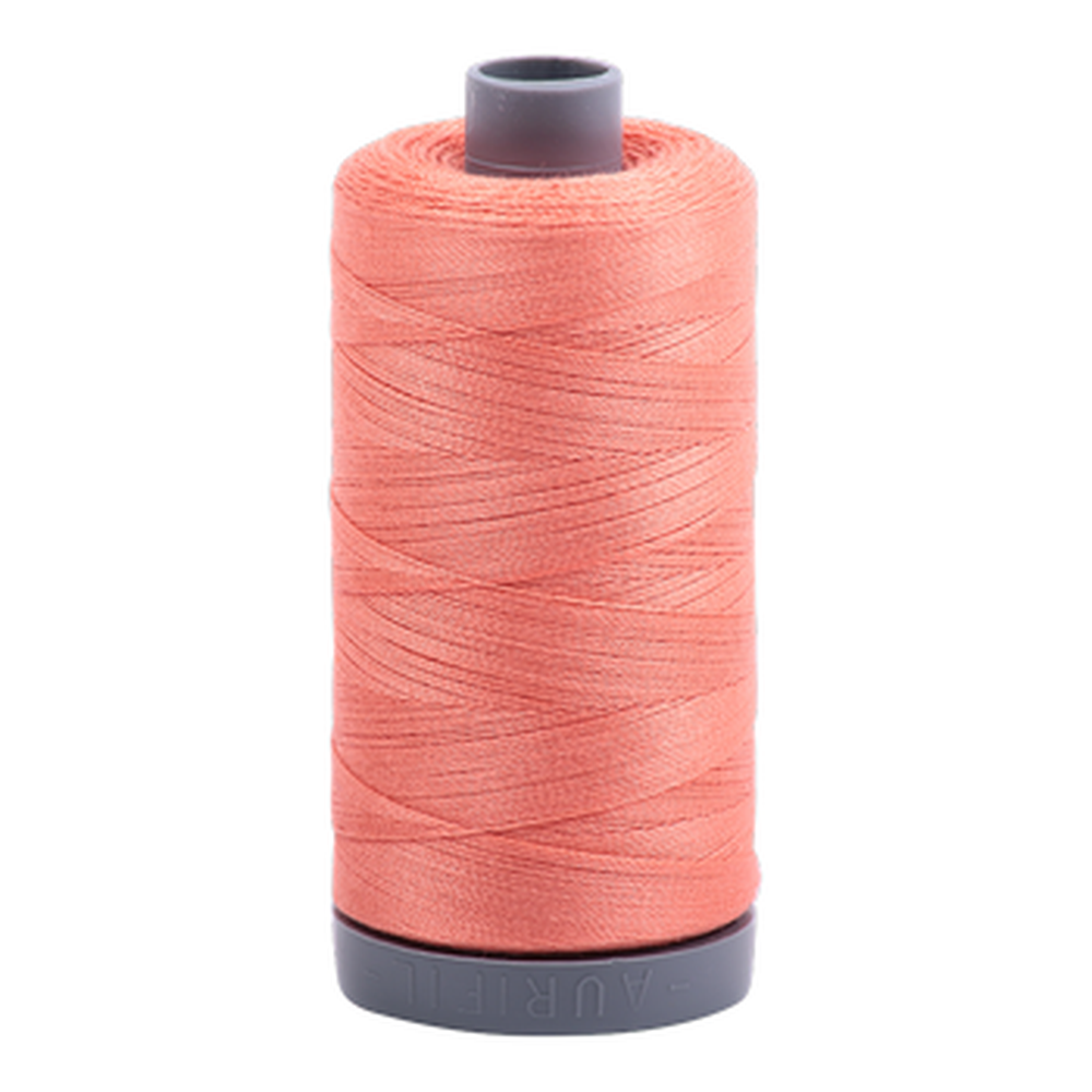 Aurifil embroidery thread spool in Lt Salmon (2220) - 28wt 750m