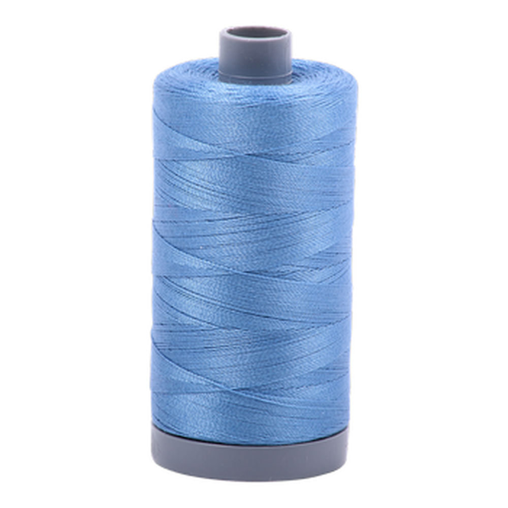 Aurifil embroidery thread spool in Lt Wedgewood (2725) - 28wt 750m