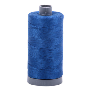 Aurifil embroidery thread spool in Med Blue (2735) - 28wt 750m
