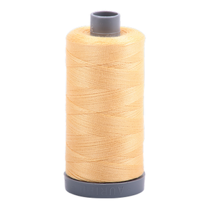 Aurifil embroidery thread spool in Med Butter (2130) - 28wt 750m