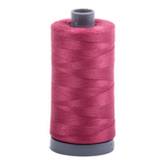 Aurifil embroidery thread spool in Med Carmine Red (2455) - 28wt 750m