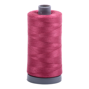 Aurifil embroidery thread spool in Med Carmine Red (2455) - 28wt 750m