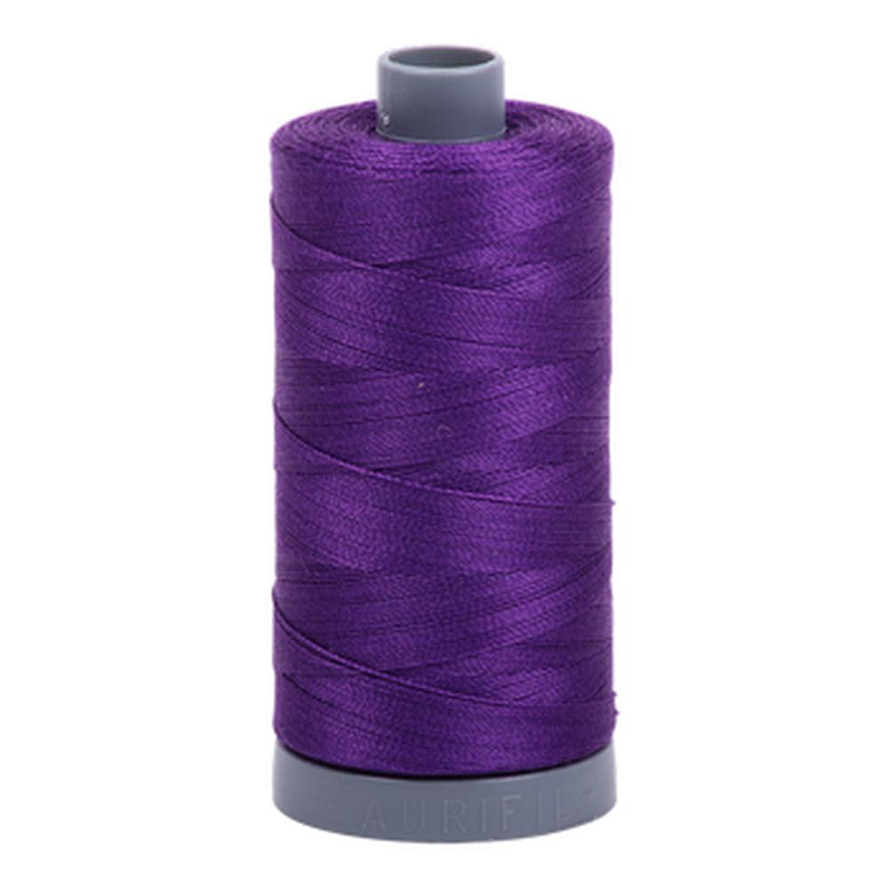 Aurifil embroidery thread spool in Med Purple (2545) - 28wt 750m