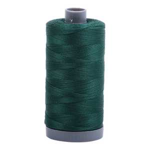 Aurifil embroidery thread spool in Med Spruce (2885) - 28wt 750m