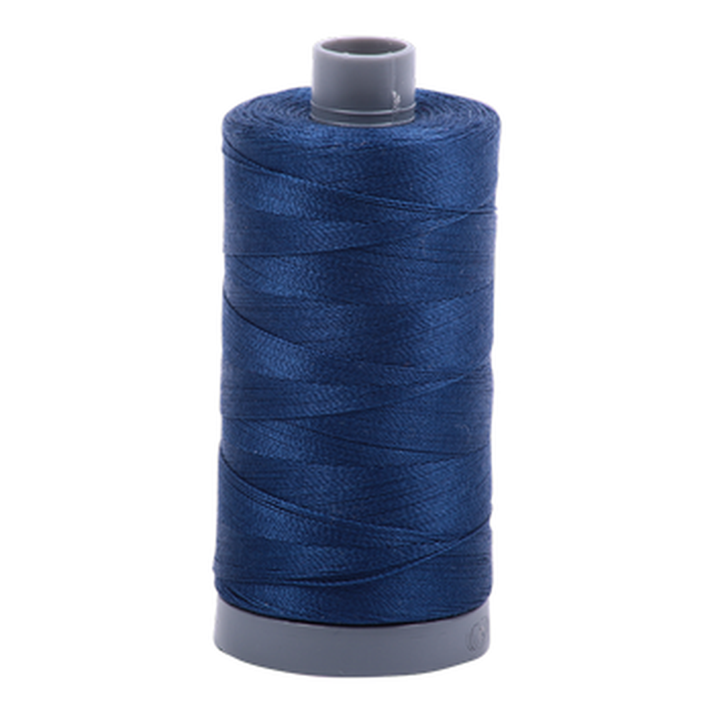 Aurifil embroidery thread spool in Medium Delft Blue (2783) - 28wt 750m