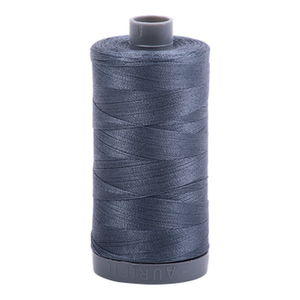 Aurifil embroidery thread spool in Medium Grey (1158) - 28wt 750m