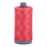 Aurifil embroidery thread spool in Medium Red (5002) - 28wt 750m