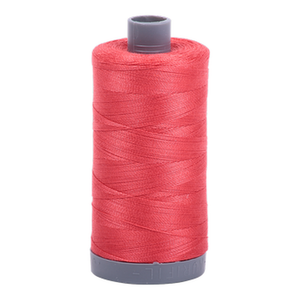 Aurifil embroidery thread spool in Medium Red (5002) - 28wt 750m