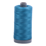 Aurifil embroidery thread spool in Medium Teal (1125) - 28wt 750m