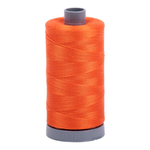 Aurifil embroidery thread spool in Neon Orange (1104) - 28wt 750m