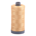 Aurifil embroidery thread spool in Ocher Yellow (5001) - 28wt 750m