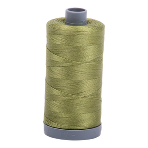 Aurifil embroidery thread spool in Olive Green (5016) - 28wt 750m