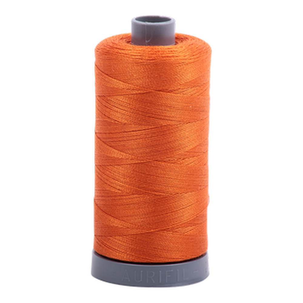 Aurifil embroidery thread spool in Orange (2235) - 28wt 750m