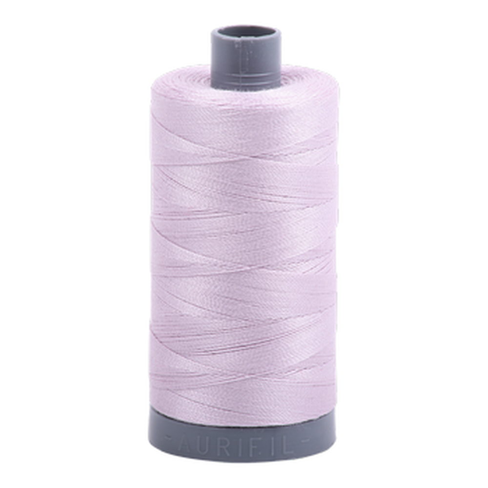 Aurifil embroidery thread spool in Pale lilac (2564) - 28wt 750m