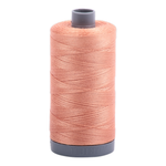 Aurifil embroidery thread spool in Peach (2215) - 28wt 750m