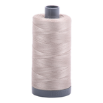 Aurifil embroidery thread spool in Pewter (6711) - 28wt 750m