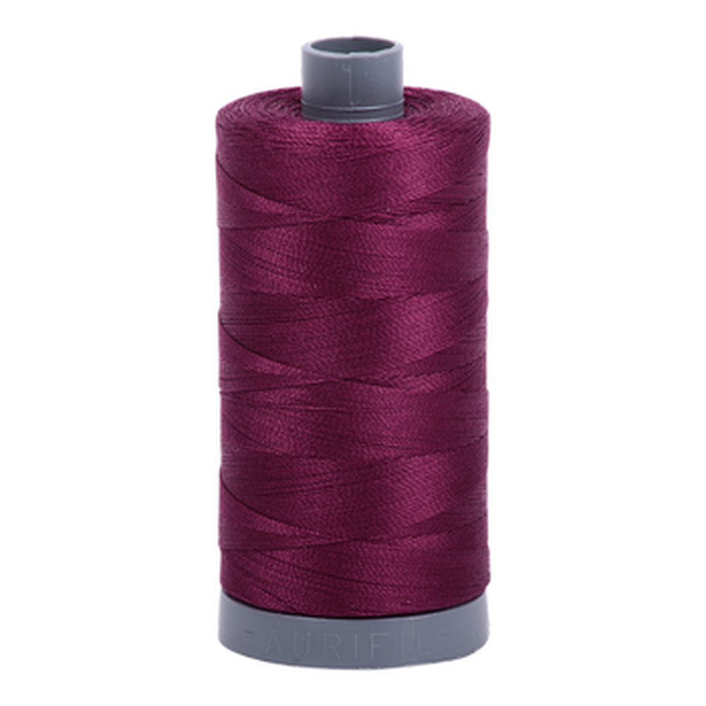 Aurifil embroidery thread spool in Plum (4030) - 28wt 750m