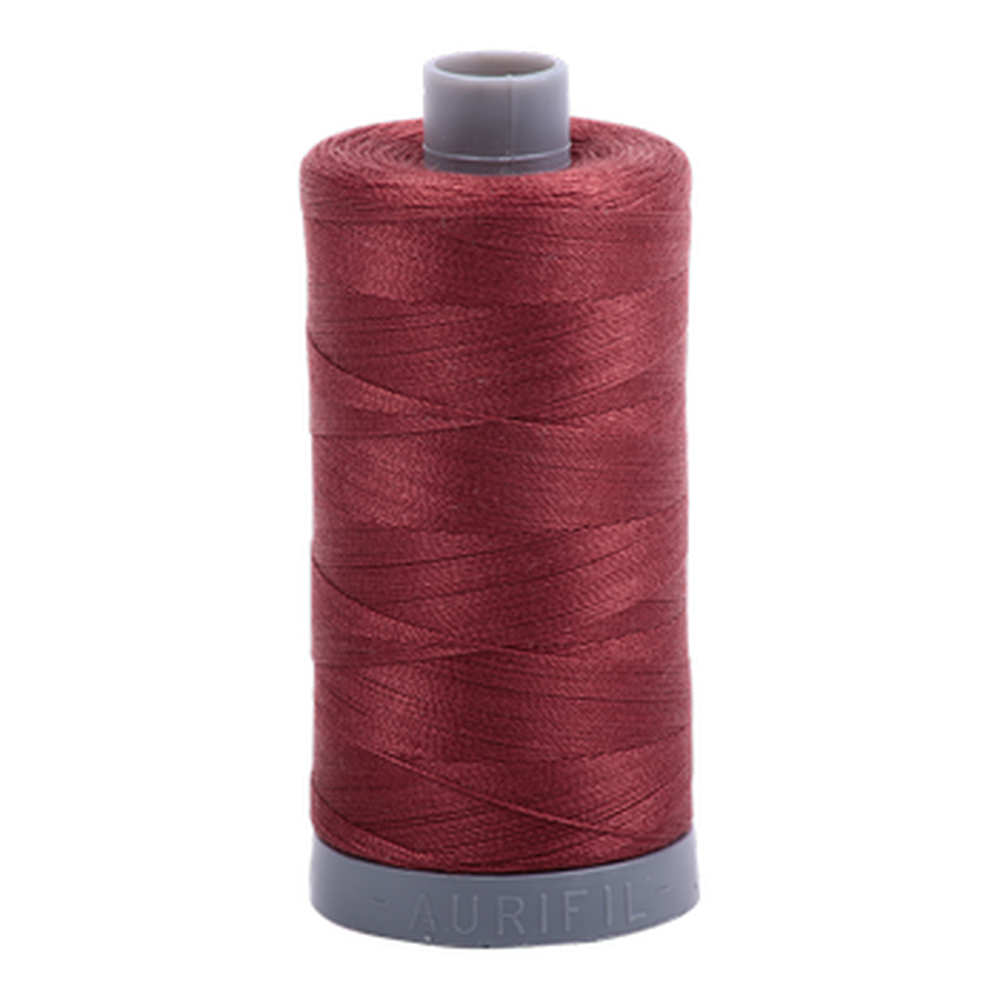 Aurifil embroidery thread spool in Raisin (2345) - 28wt 750m