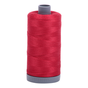 Aurifil embroidery thread spool in Red (2250) - 28wt 750m