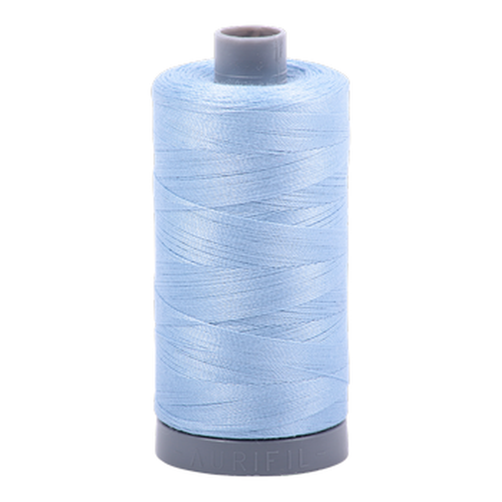 Aurifil embroidery thread spool in Robins Egg (2715) - 28wt 750m