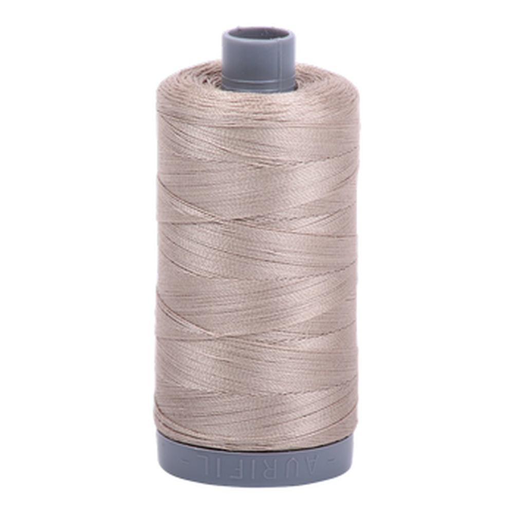 Aurifil embroidery thread spool in Rope Beige (5011) - 28wt 750m