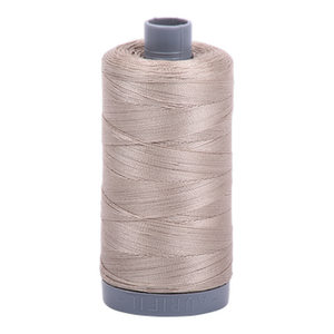 Aurifil embroidery thread spool in Rope Beige (5011) - 28wt 750m