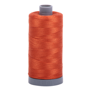 Aurifil embroidery thread spool in Rusty Orange (2240) - 28wt 750m