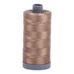 Aurifil embroidery thread spool in Sandstone (2370) - 28wt 750m