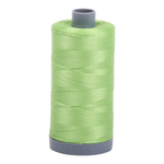 Aurifil embroidery thread spool in Shining Green (5017) - 28wt 750m