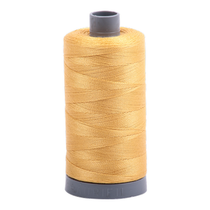 Aurifil embroidery thread spool in Spun Gold (2134) - 28wt 750m