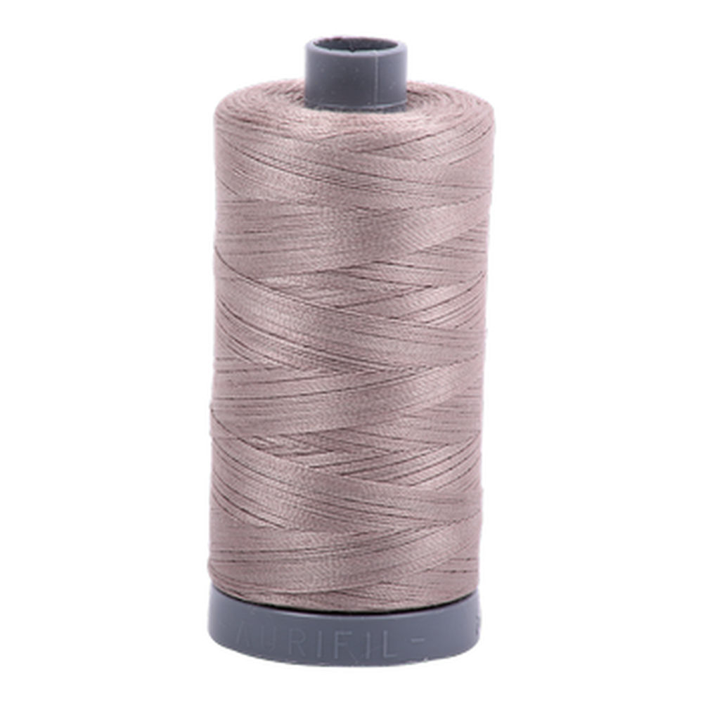 Aurifil embroidery thread spool in Steampunk (6730) - 28wt 750m