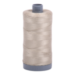 Aurifil embroidery thread spool in Stone (2324) - 28wt 750m