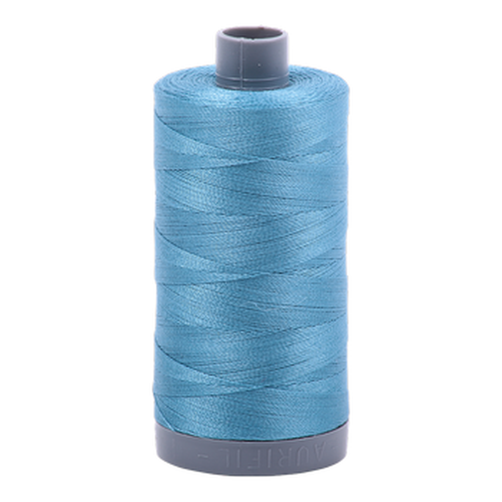 Aurifil embroidery thread spool in Teal (2815) - 28wt 750m