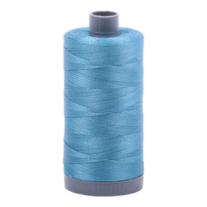 Aurifil embroidery thread spool in Teal (2815) - 28wt 750m