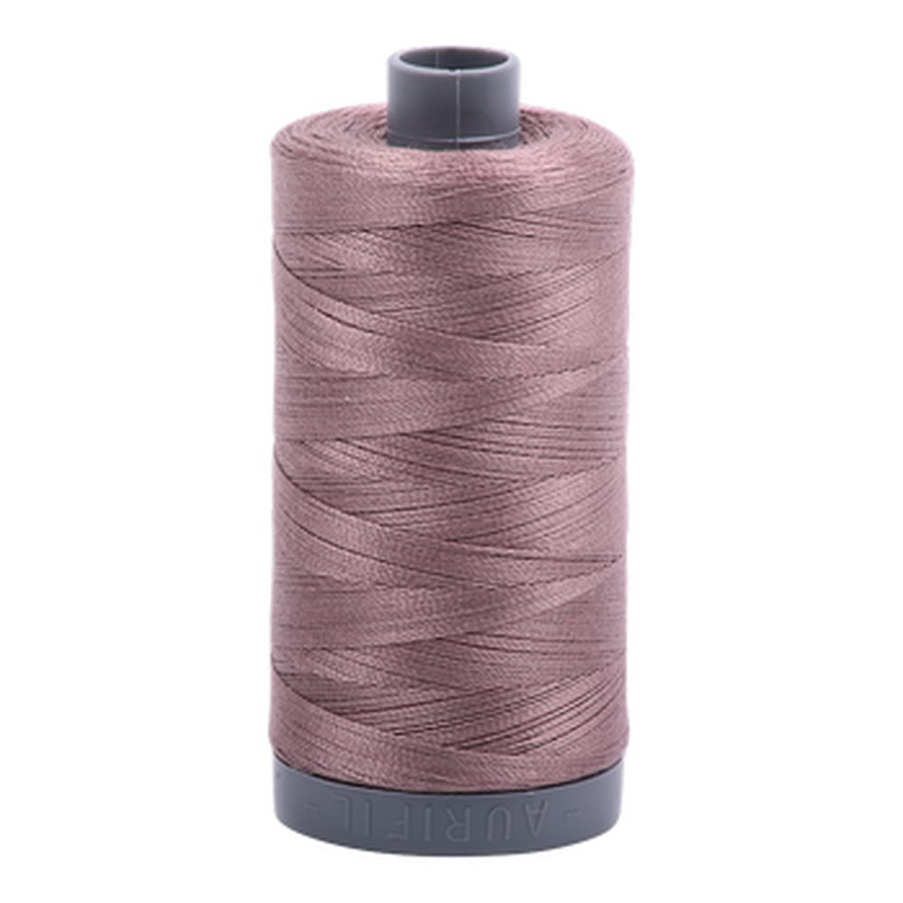 Aurifil embroidery thread spool in Tiramisu (6731) - 28wt 750m