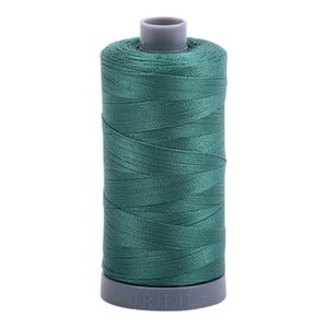 Aurifil embroidery thread spool in Turf Green (4129) - 28wt 750m