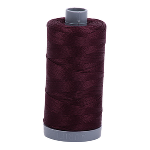 Aurifil embroidery thread spool in V Dk Brown (2465) - 28wt 750m