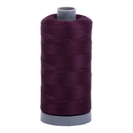 Aurifil embroidery thread spool in V Dk Eggplant (1240) - 28wt 750m