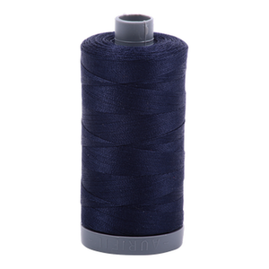 Aurifil embroidery thread spool in V Dk Navy (2785) - 28wt 750m