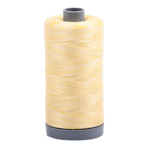 Aurifil embroidery thread spool in Lemon Ice (3910) - 28wt 750m