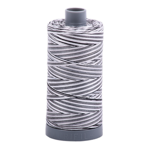 Aurifil embroidery thread spool in Licorice Twist (4652) - 28wt 750m