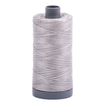 Aurifil embroidery thread spool in Silver Fox (4670) - 28wt 750m